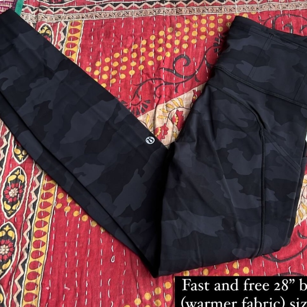 Lululemon Fast and free 28”